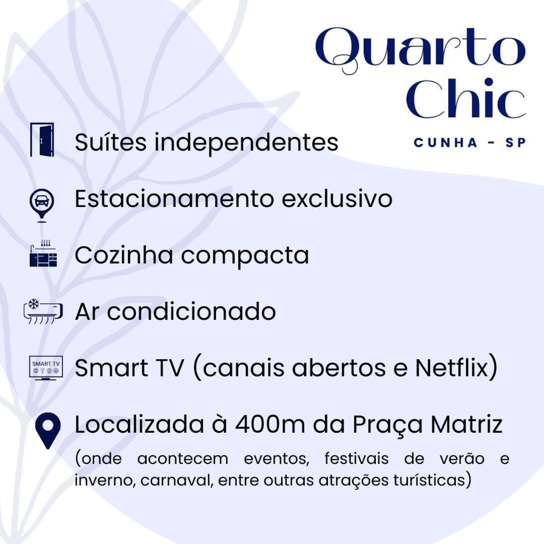 Hospedagem Quarto Chic Centro Cunha Esterno foto